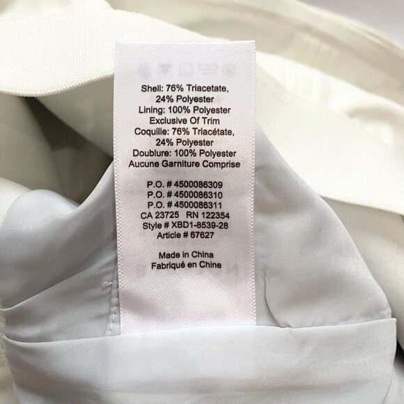 ARITZIA BABATON CLAY GREY STRAPLESS WIDE LEG JUMPSUIT - 00 - Picture 10 of 10